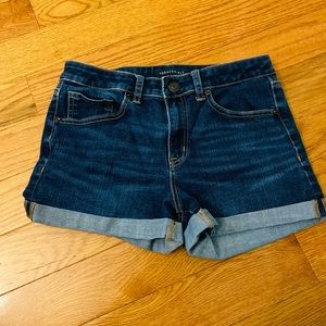 Aeropostale High Waisted Jean Shorts